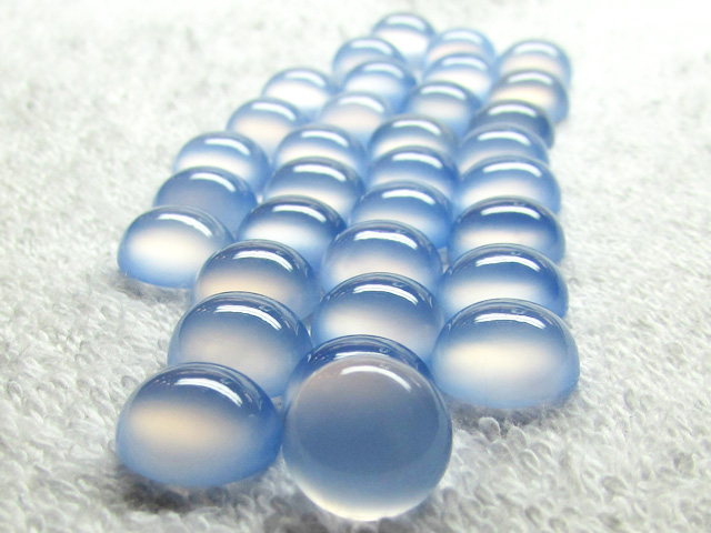 Natural Chalcedony Round Cabochon